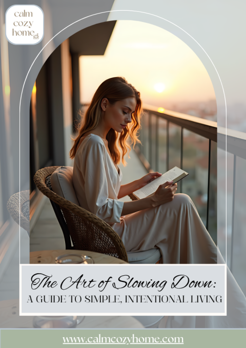 Discover The Art of Slowing Down: A Guide to Simple, Intentional Living—an inspiring slow intentional living ebook for women who crave peace, balance, and meaning. A must-read for homemakers and moms seeking to simplify life and thrive.