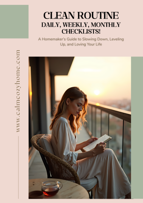Clean Routine_ Daily, Weekly, Monthly Checklists