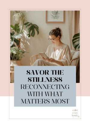 Savor the Stillness_ Reconnecting with What Matters Most