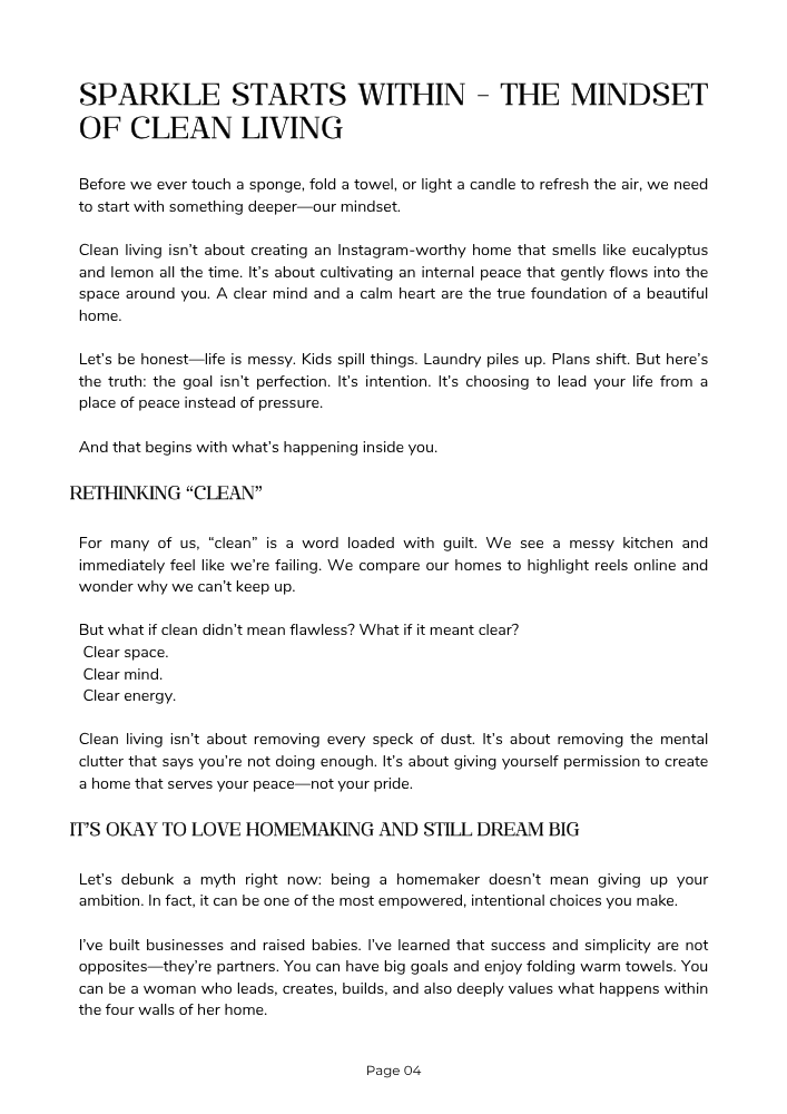 Sparkle & Sanity_ A Fun Guide to Clean Living
